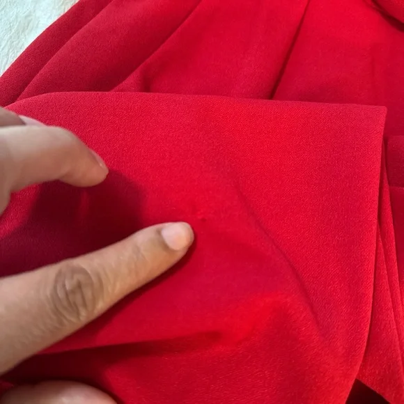 Chic Scarlet Jumpsuit - Picture 8 of 10